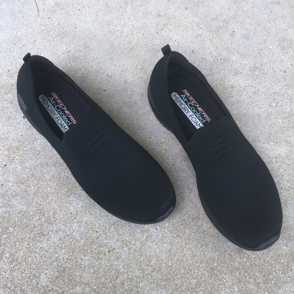 Skechers Ultra Flex Harmonious Air-cooled Memory-foam Slip-on Sneakers - Picture 14 of 16